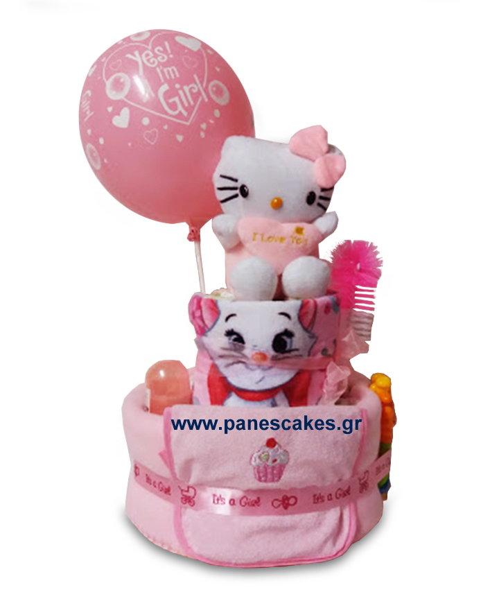 DIAPER-CAKES-HALLO-KITTY DIAPER-CAKES-HALLO-KITTY
